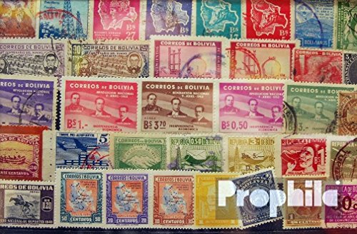 Prophila Collection Bolivia 50 Diversi Francobolli (Francobolli per i Collezionisti)