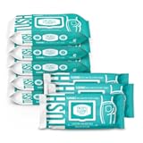 Nice 'N Clean Adult Flushable Wipes (8 x 42 Count) | Personal Cleansing Wipes Made from Plant-Based Fibers | Infused with Aloe & Vitamin E