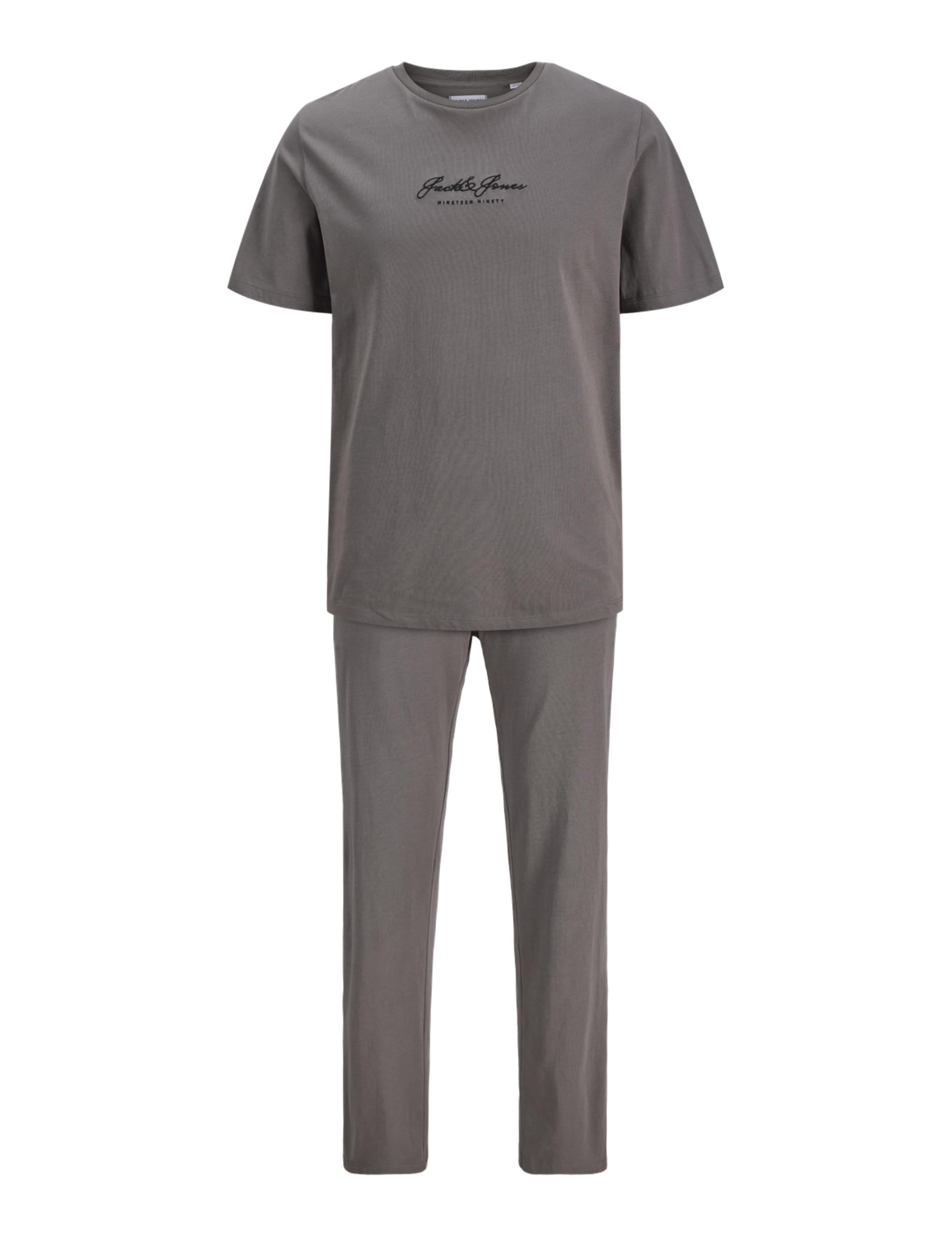 JACK & JONES Jacclyde Ss Tee and Pants Giftbox, Charcoal Gray, XL