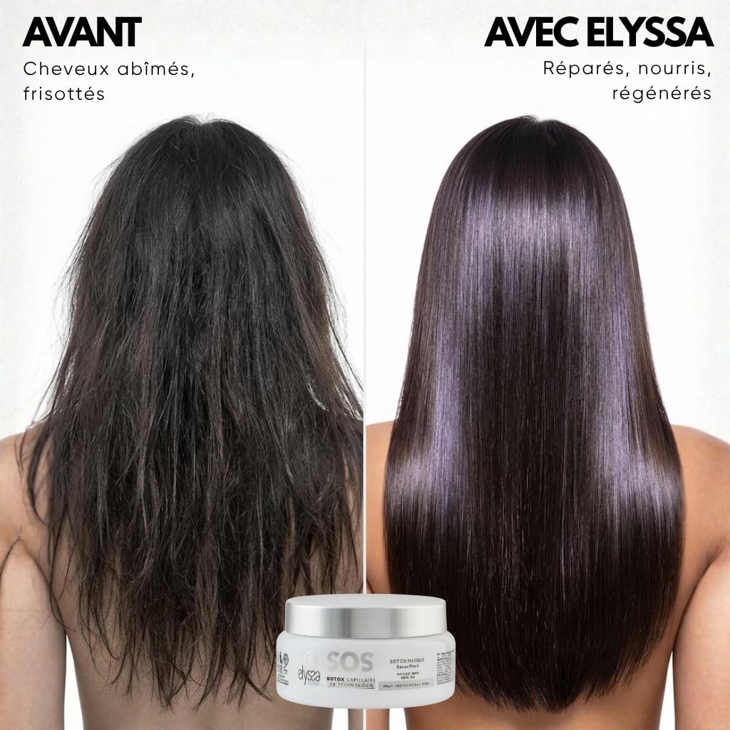 SOS Blowtox Collagène Capillaire 300gr | Soin Intensif Lissant et Réparateur, Cheveux Nourris | Soin Profond pour Cheveux Abîmés (300gr)