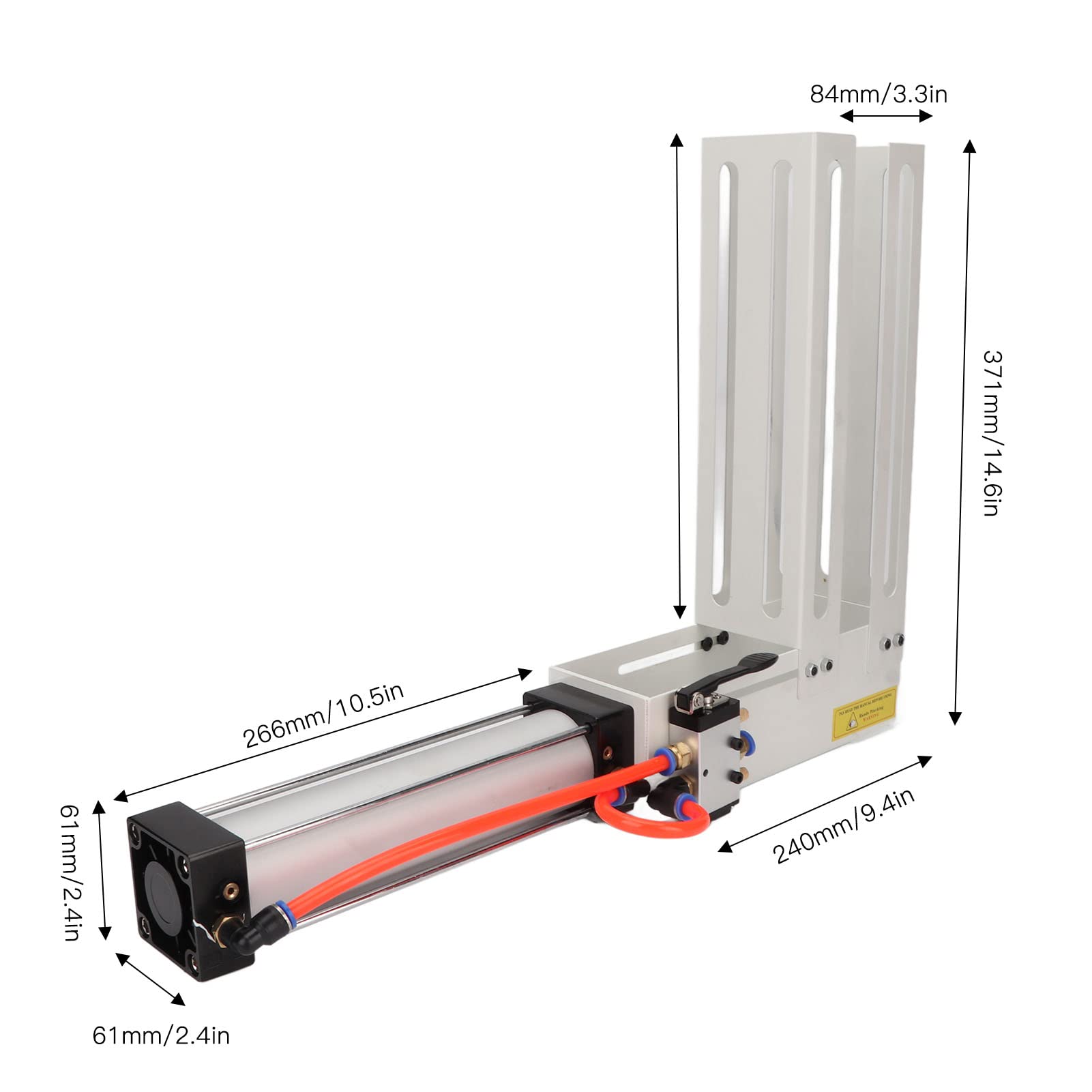 Can Crusher, Heavy Duty Wall Mounted Can Crusher Easy Press, Hand Operated Pneumatic Compressor For 12oz And 16oz Cans - Efficient Recycling Smasher