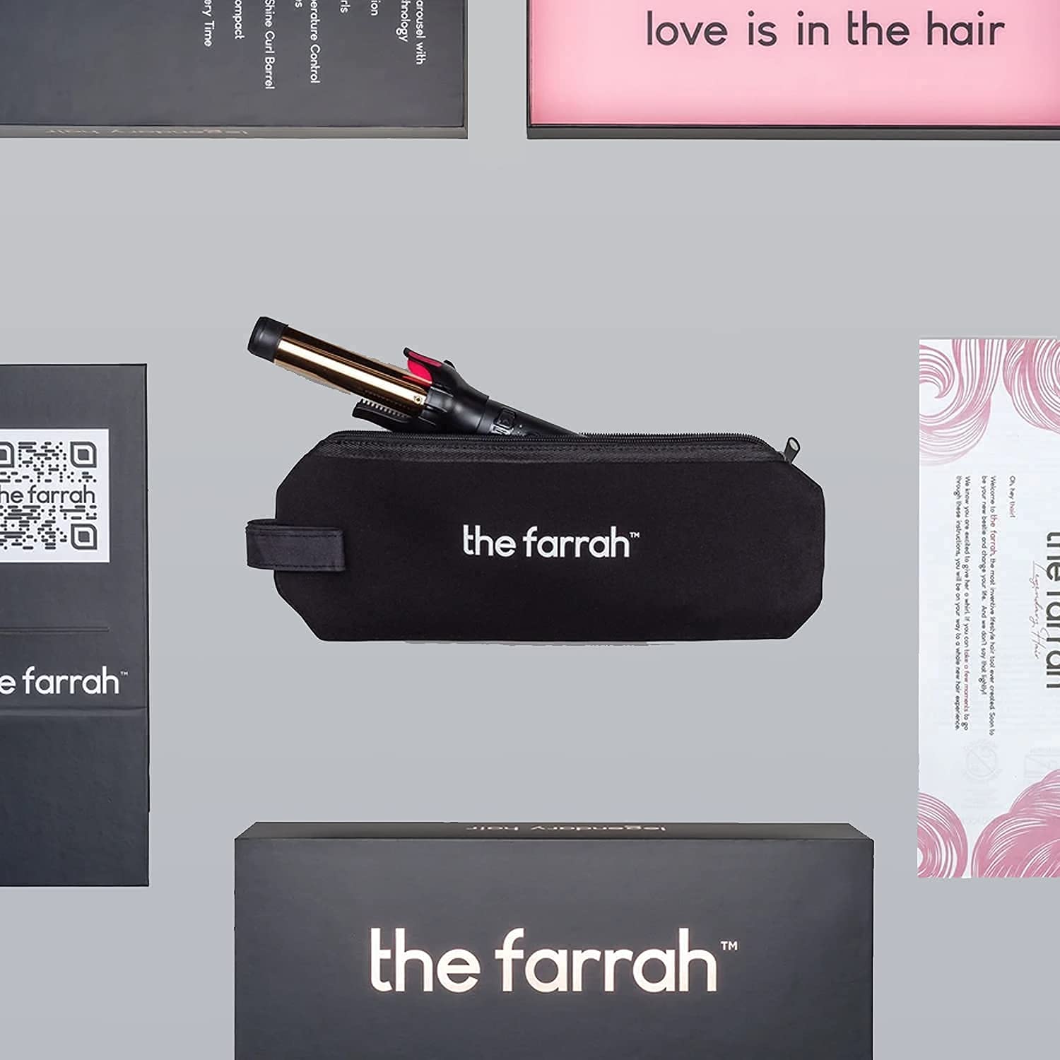 The Farrah Automatic Hair Curling Iron Wand 1 Inch - Image 8