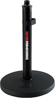 Gator FrameworksStandard Desktop Microphone Stand with Fixed Height (GFW-MIC-0600)