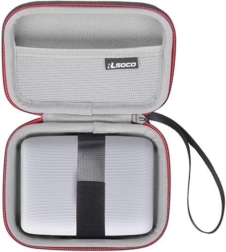 RLSOCO Funda rígida para impresora Fujifilm Instax Mini Link 2/1 para smartphone/Canon IVY Mini impresora fotográfica (solo funda), Negro -, Estuche