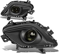 DNA Motoring FL-ZTL-227-SM Smoke Fog Lights for 2014-2016 Mazda 6 - Driver Passenger Pair, H11 Bulbs Included, Plug & Play