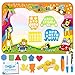 YJF Wassermagie-Gekritzel-Mat, Zeichnung Mat Gemälde (88 × 60 cm) mit 3 Magic Pen Reusable Aqua Wasser-Zeichnungs-Matte, für Kleinkinder, Jungen, Mädchen