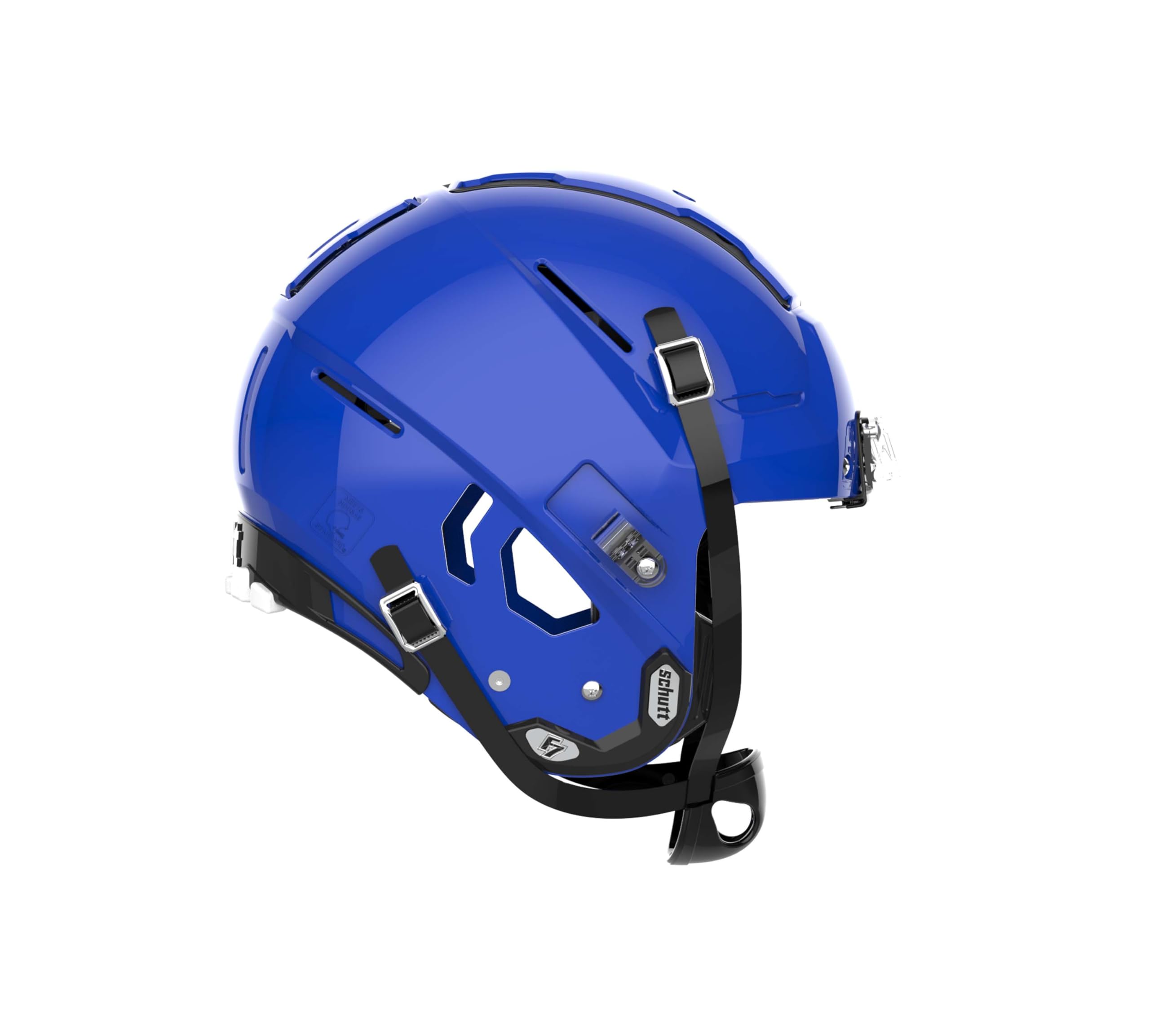 Schutt Sports F7 LX1 Youth Football Helmet (Facemask NOT Included), Royal Blue, Large, Helmets