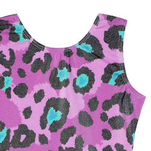 Image of HOZIY Gymnastics Leotards for Girls Unicorn Aurora Rainbow Mermaid Dinosaur Cupcake Sparkle Biketard Toddlers Kids Children