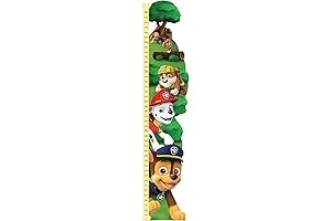 Paw Patrol Growth Chart for Boys' Bedroom