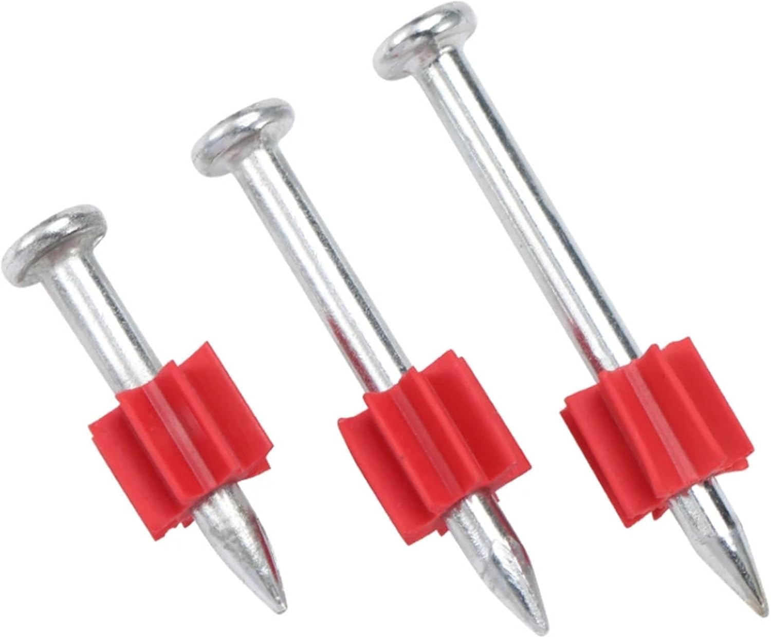 Masonry Nails 50pcs High Strength Shooting Nail M3.5 Hard Concrete Wall Steel Cement Hardened Advertising Length 22~52mm(52mm)