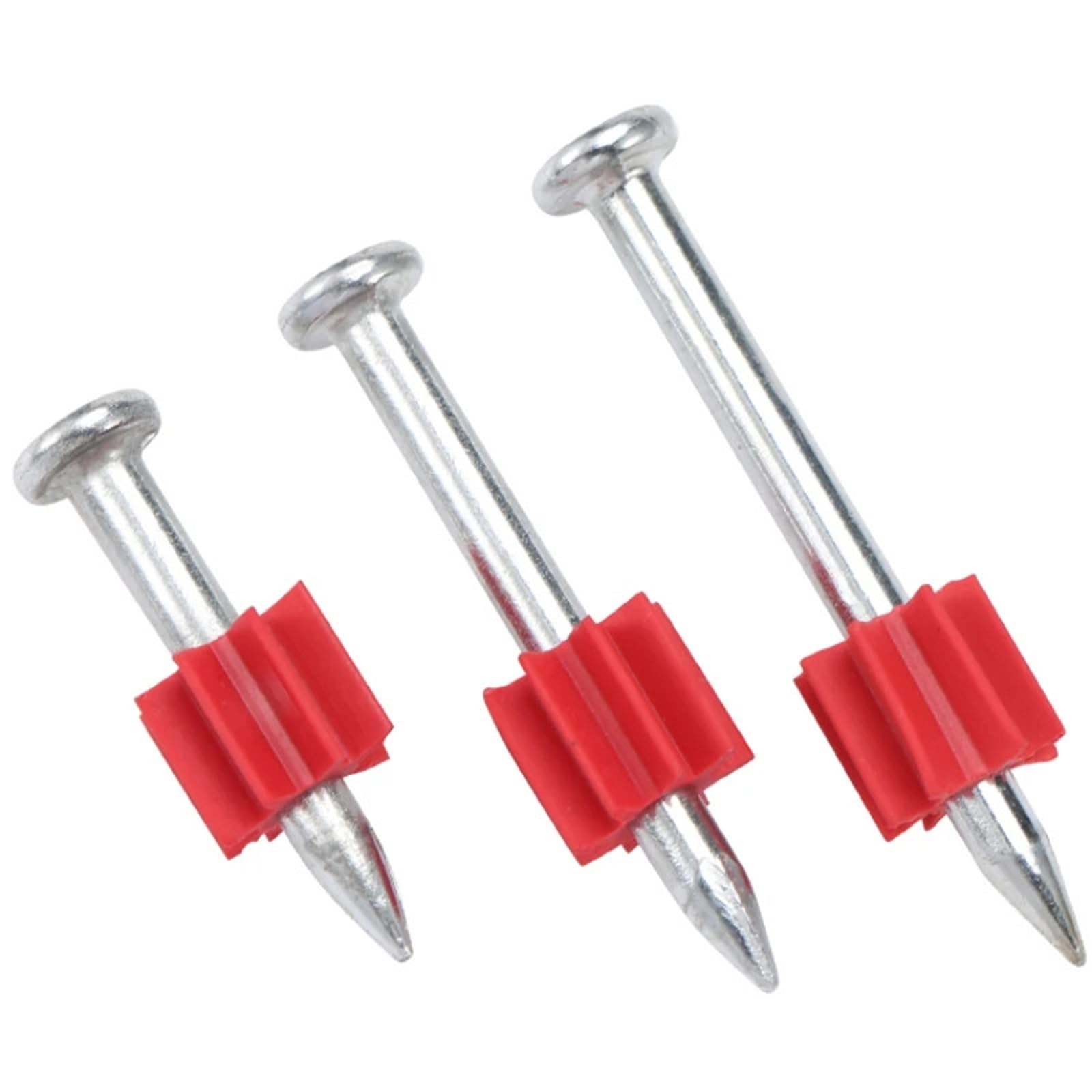 Clavos de mampostería de alta resistencia M3.5 para pared de hormigón duro, acero endurecido, longitud publicitaria de 22 ~ 52 mm (47 mm)
