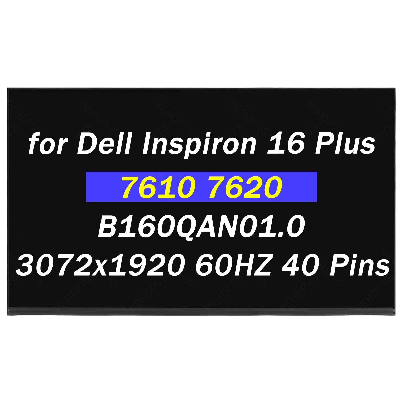 Amazon.com: Replacement for Dell Inspiron 16 Plus 7610 7620 LCD Display for Inspiron 16 5620 5625 P107F P107F001 0XC0MJ XC0MJ B160QAN01.0 16 amazon-com-replacement-for-dell-inspiron-16-plus-7610-7620-lcd-display-for-inspiron-16-5620-5625-p107f-p107f001-0xc0mj-xc0mj-b160qan01-0-16-3072x1920-led-screen-laptop-panel-only-for-non-touch-screen-electronics
