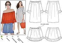 Vista 1 de Style Arc Patrón de costura - Blusa tipo túnica Ellie-Mae (tallas 04-16)