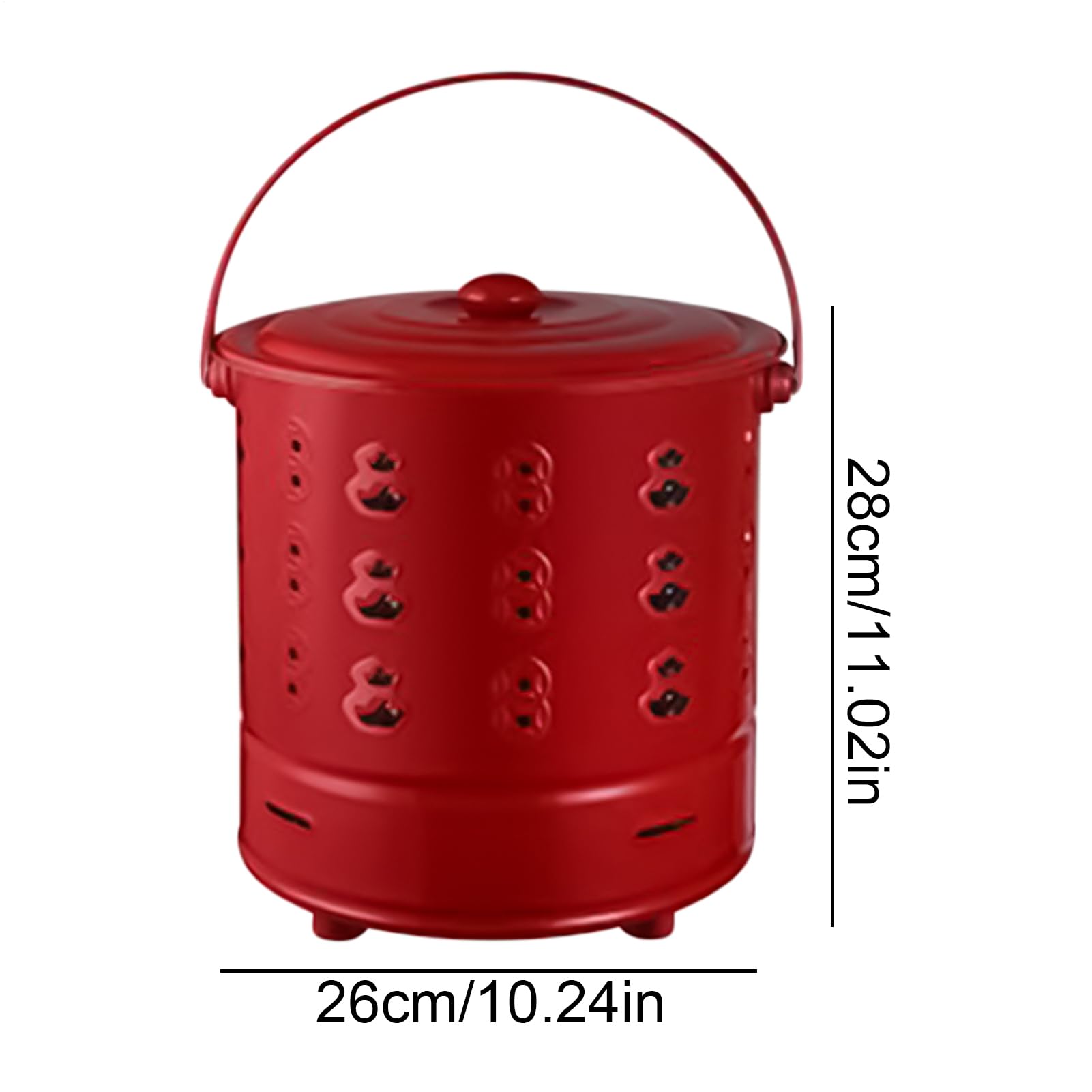 Quemador de Papel - Incinerador Metálico Con Jaula Para Barril,Recipiente Ignífugo para Acampada Granja Terraza Basura Fogata Jardín