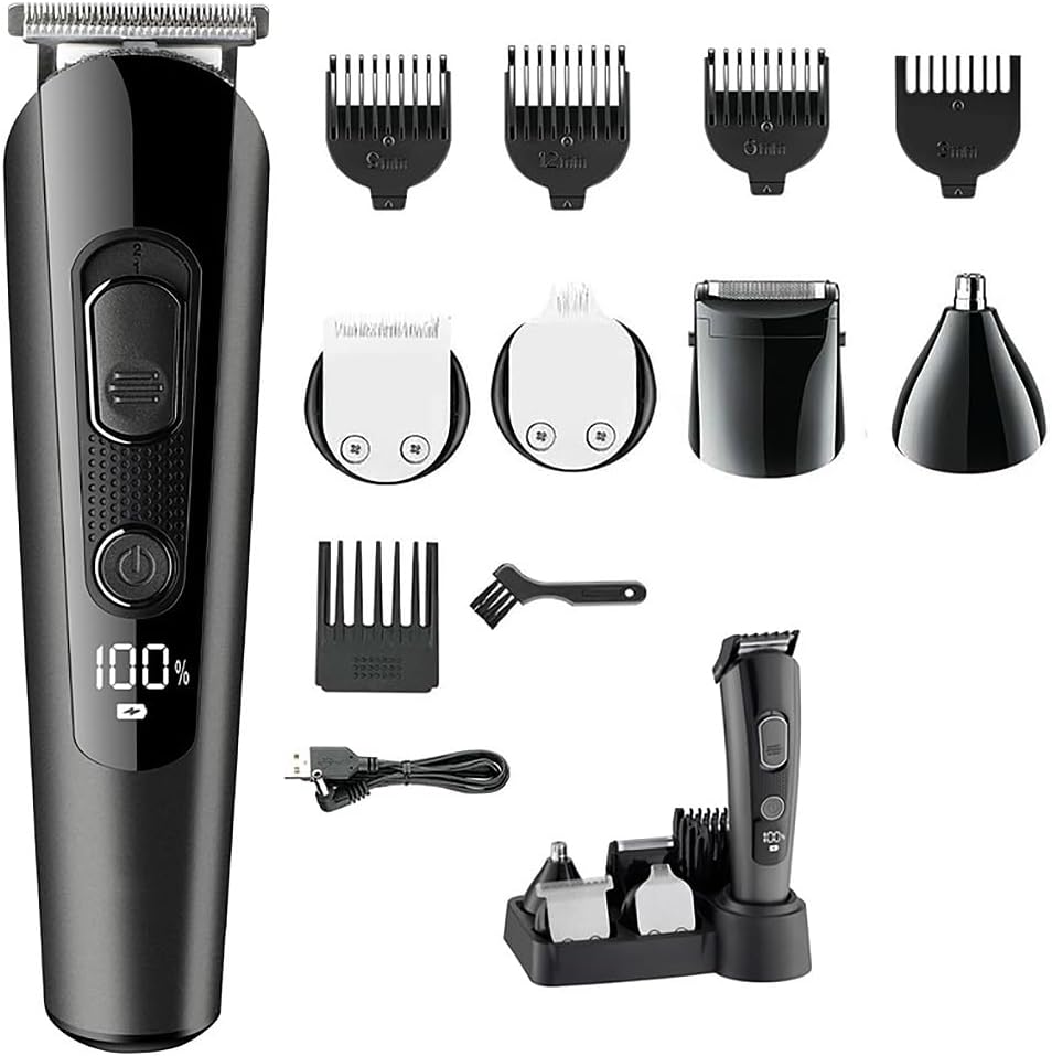Hair Clippers for Men Grooming Kit Professional Trfor Beard Clipper Electric Facial Body for Nose Ear Eyebrow