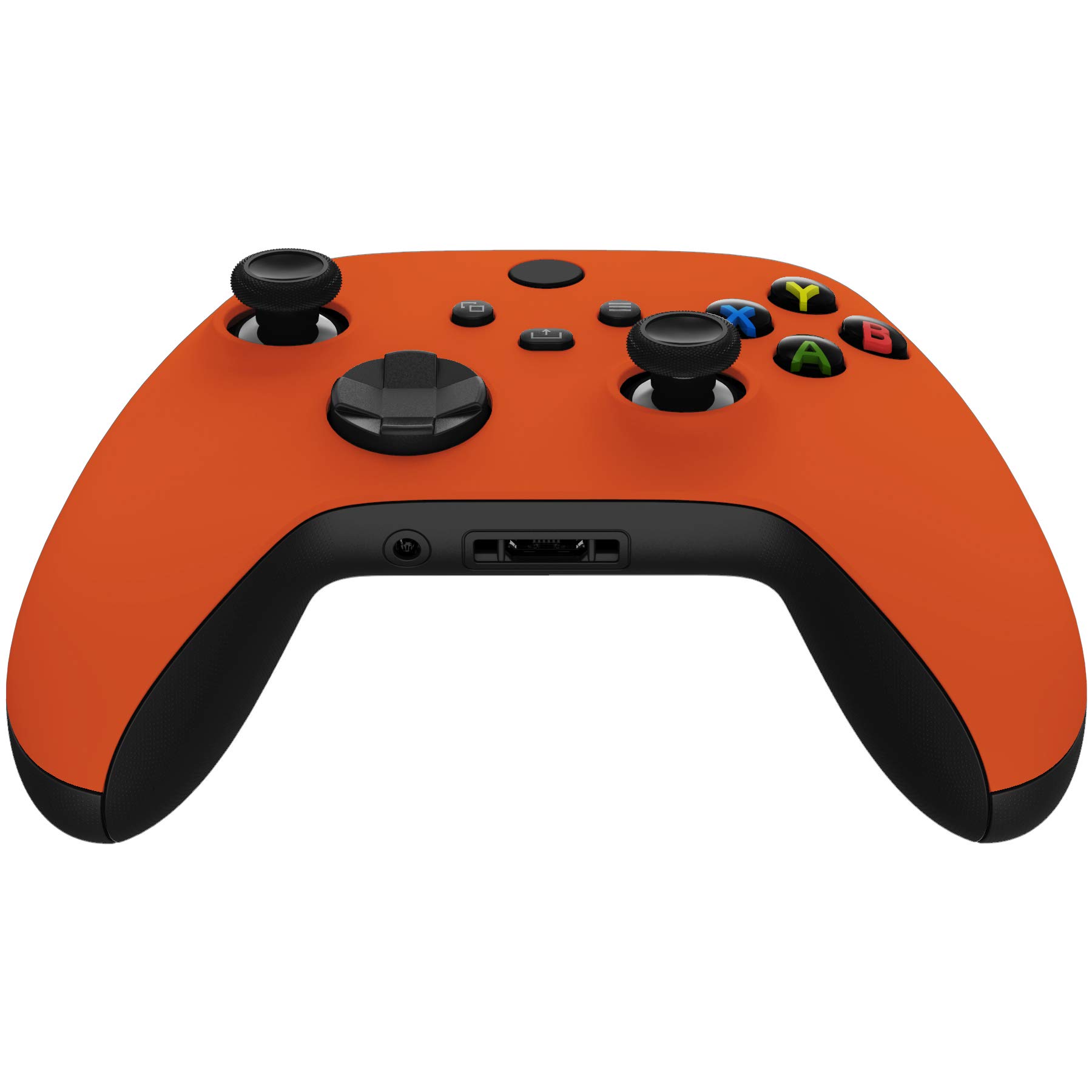 eXtremeRate Carcasa para Xbox Series X S Mando Accesorios Protector Placa Frontal Funda Delantera Reemplazo Kit Cubierta Cover Shell para Xbox Series S X Control-No Incluye Mando(Naranja) — view 7