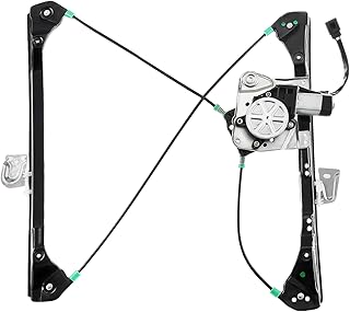 A-Premium Power Window Regulator with Motor Replacement for Oldsmobile Alero Pontiac Grand Am 1999-2005 Front Driver Side 4-Door
