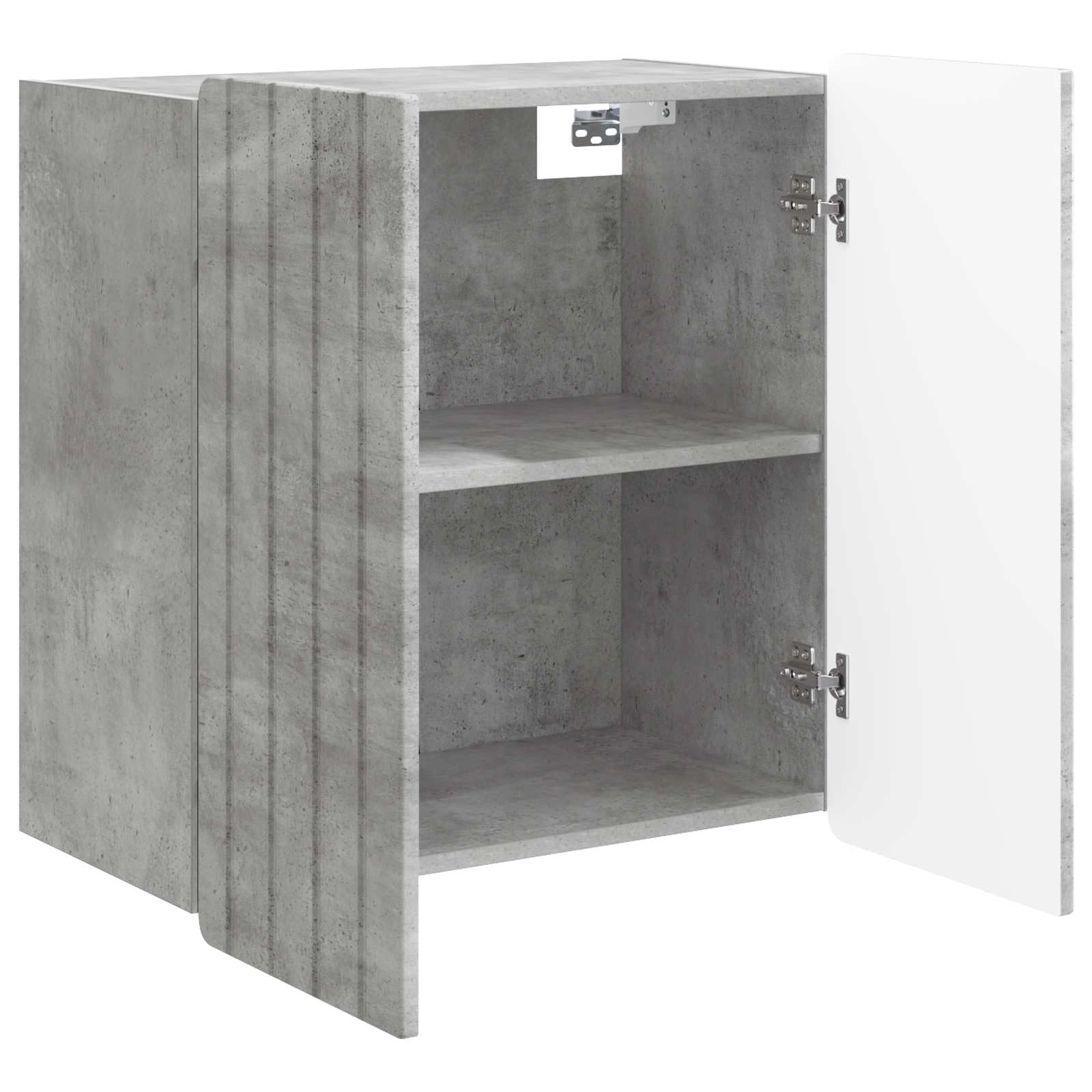 Szafka ścienna Beton szara 59 x 31 x 64 cm Drewno Ingenierie