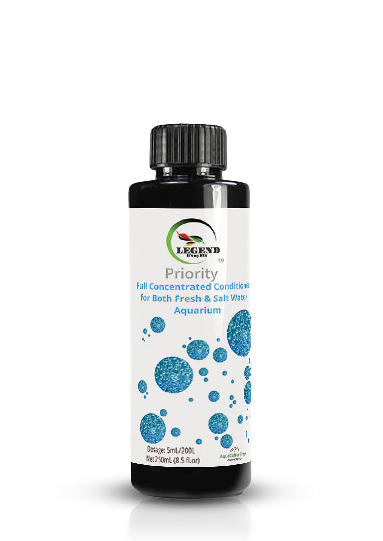 Legend Priority Après-shampoing anti-chlore pour aquarium 100 ml, 250 ml, 5000 ml, 1000 ml