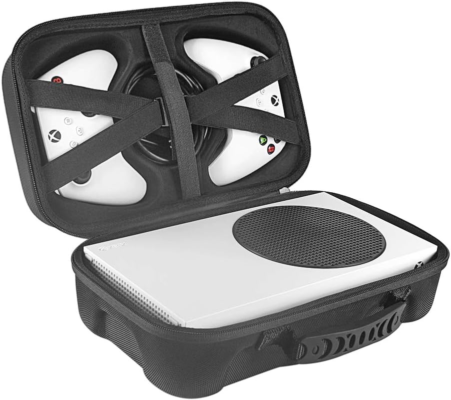 Yuhtech Travel Case for Xbox Series S Console, Storage Bag for Xbox Series S Game Console, Controller and Gaming Accessories