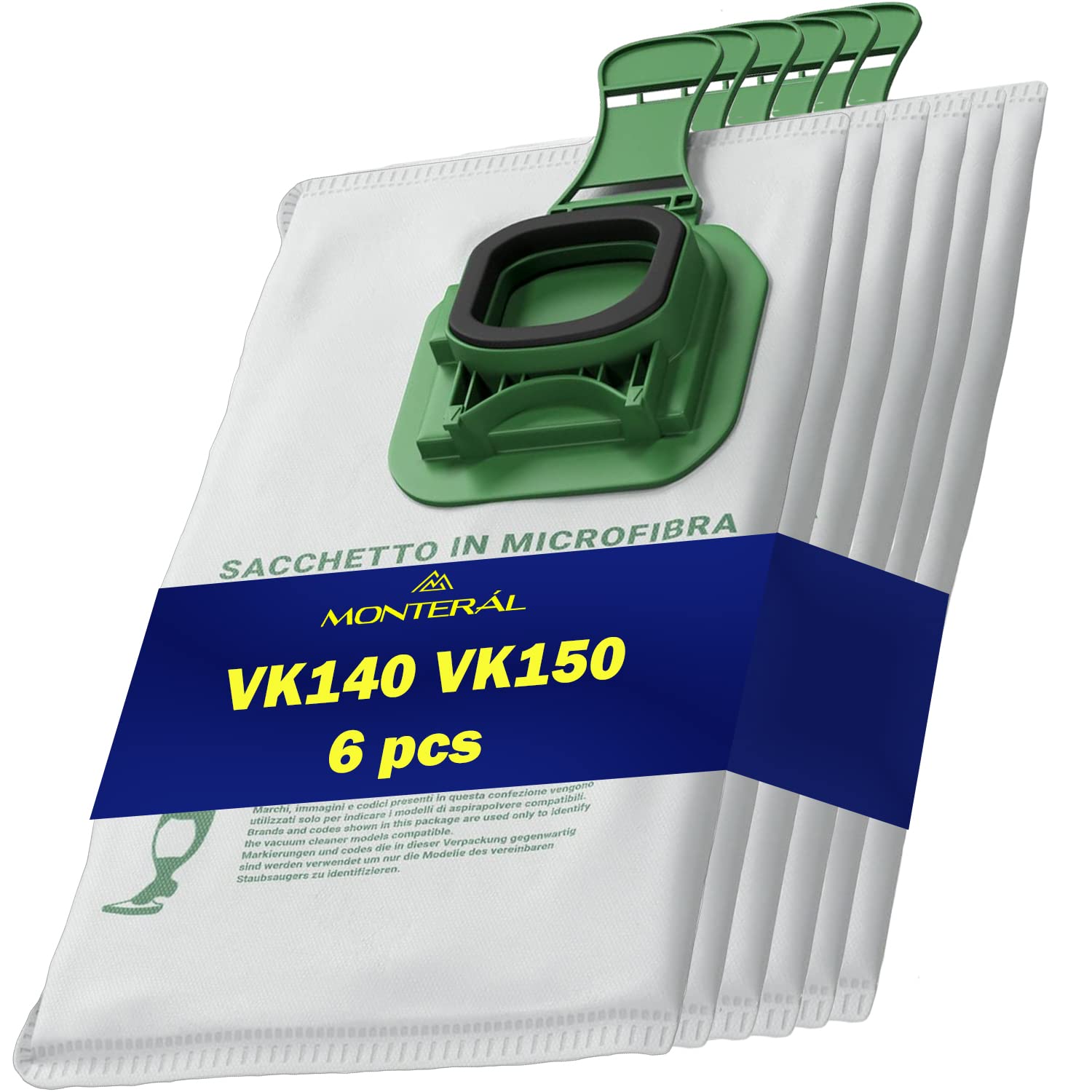 Kit Annuale 12 Sacchetti 2 Griglie Protezione Motore Vorwerk - Foto 3