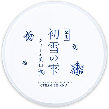 Amazon 初雪の雫 オールインワン クリーム 美白 医薬部外品 お試しサイズ 27g 約2週間分 プラセンタ ヒアルロン酸 コラーゲン ビタミン 初雪の雫 オールインワン 通販