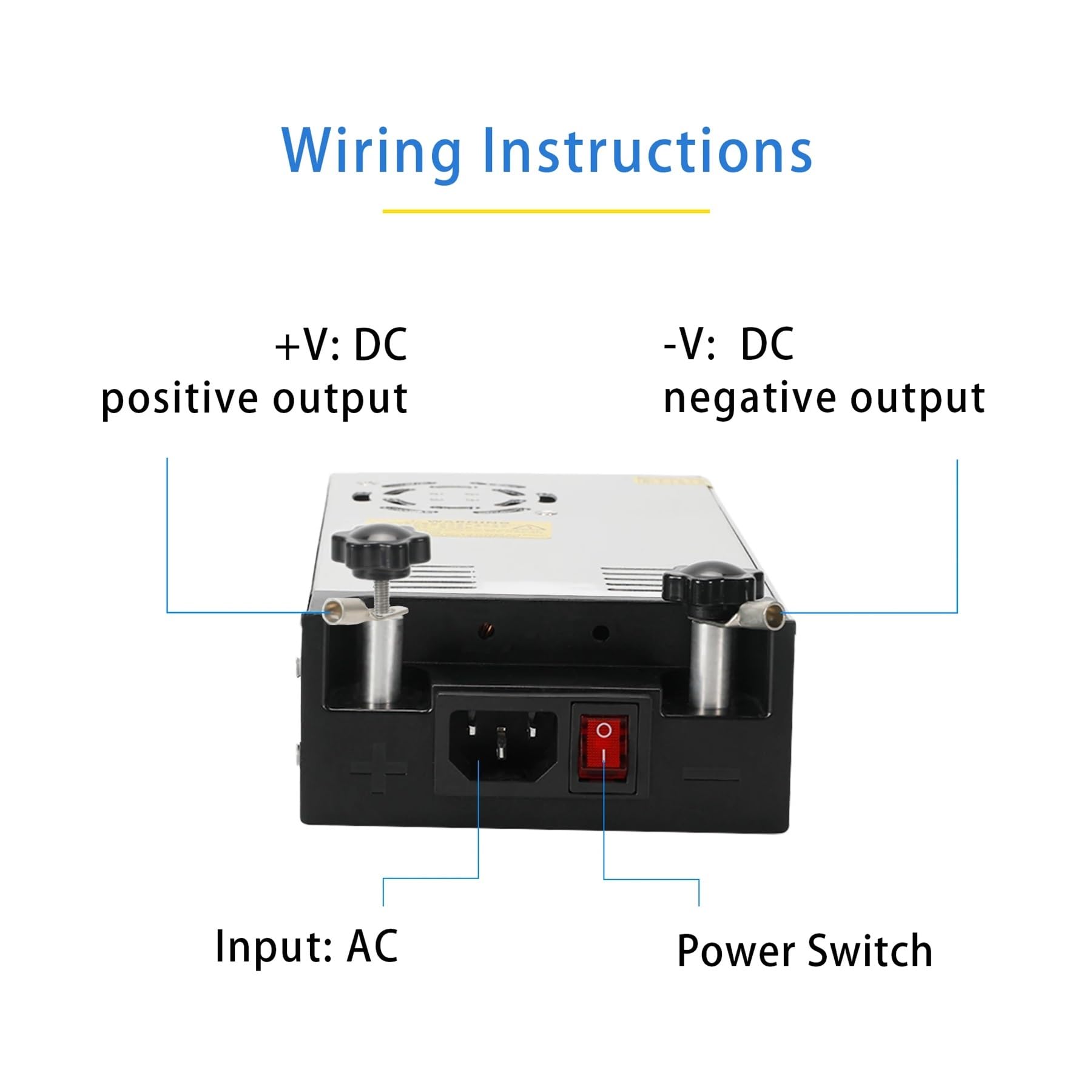 Fuente de alimentación conmutada SMPS CA a CC 12V 24V 36V 48V 60V transformador 5A 8A 10A 15A 20A 25A 30A 40A 50A 600W 480W 360W(360W)
