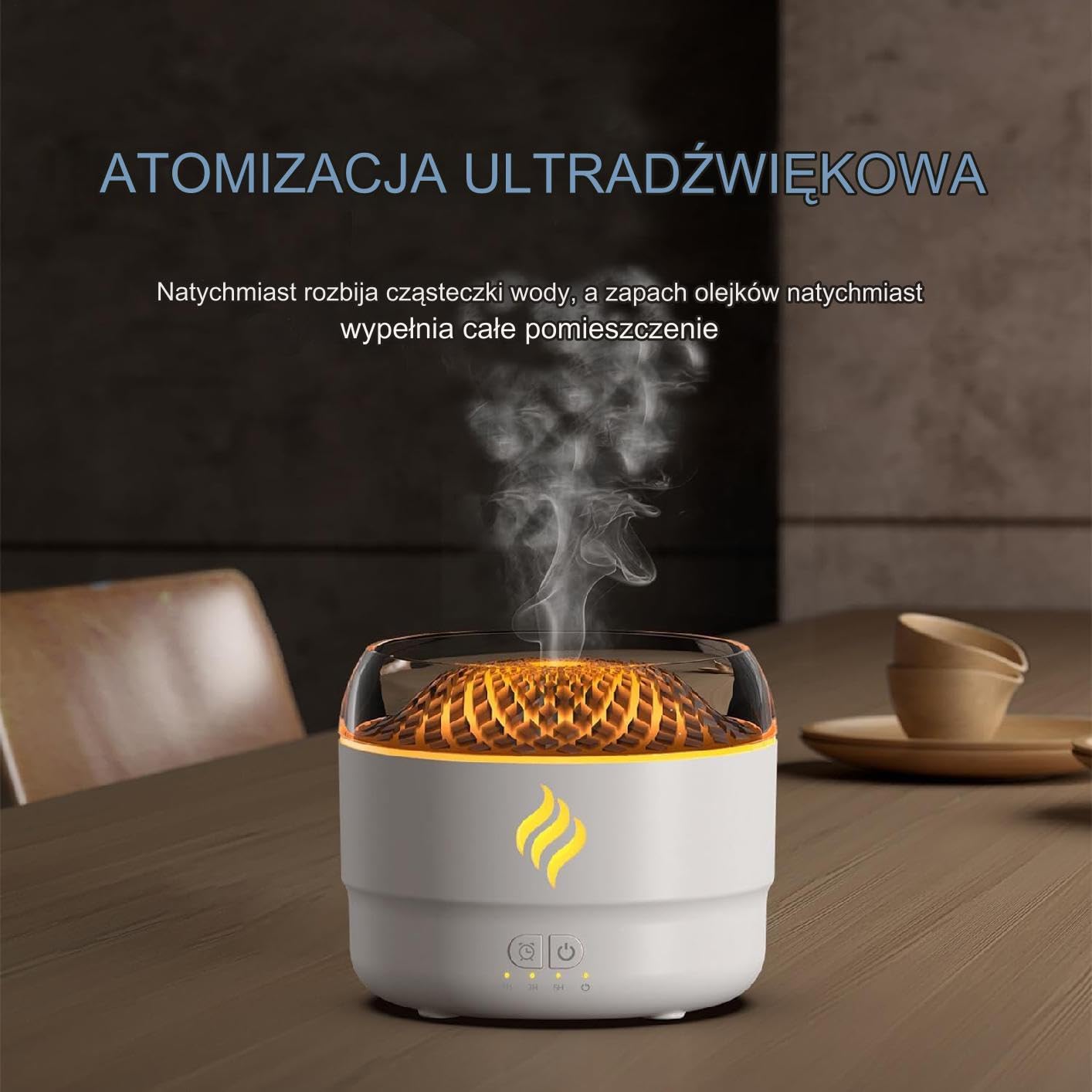 Nawilżacz Z Chłodną Mgiełką Nawilżacz Z Chłodną Mgiełką I Płomieniem