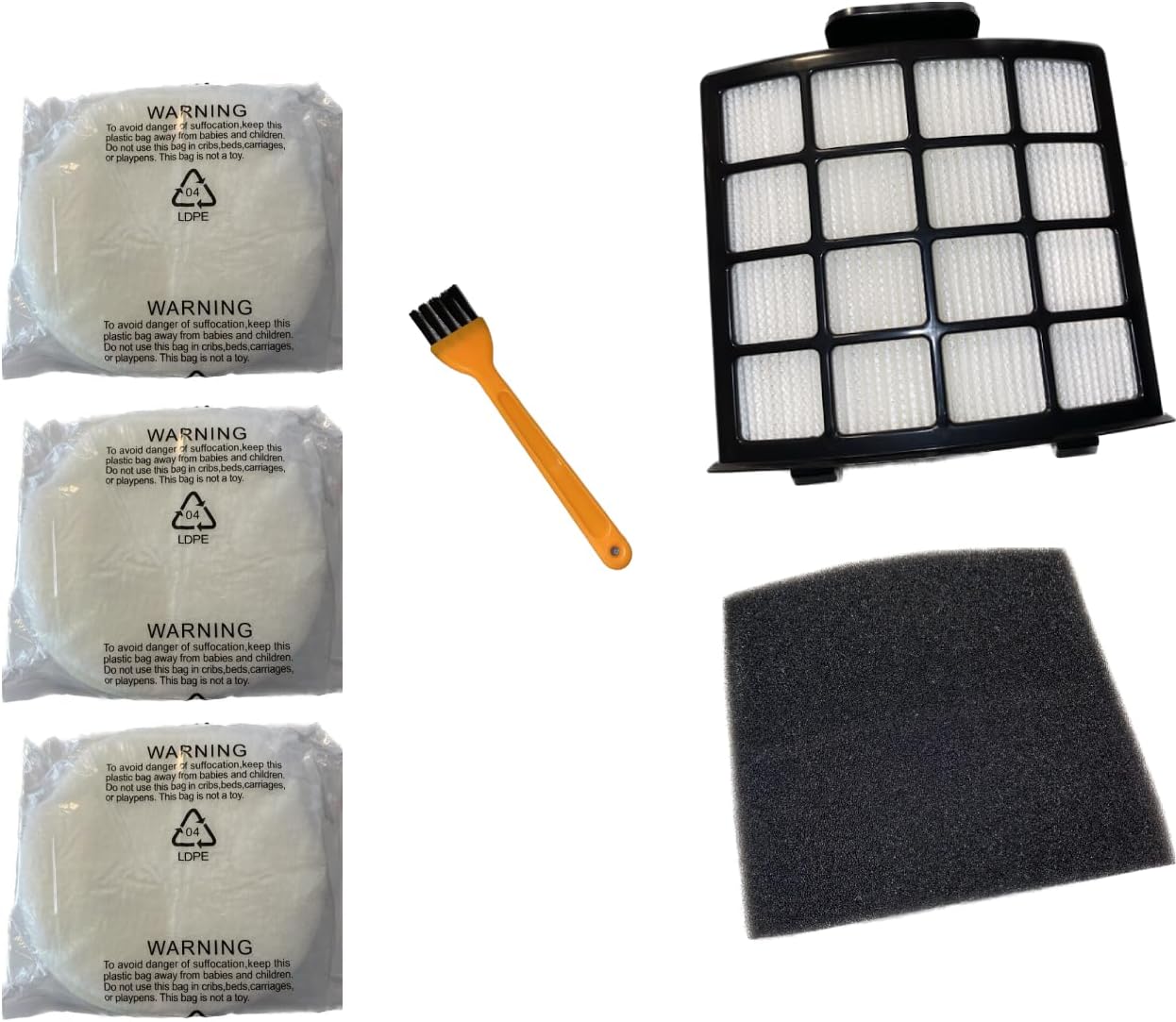 Generic AZ1810 Filter Replacement for Shark Vertex Duoclean with Powerfins, For Specific Models Sold at Wholesale Clubs