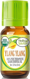 Healing Solutions Organic 10ml Oils - Ylang Ylang Essential Oil - 0.33 Fluid Ounces
