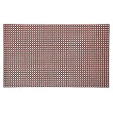 AmazonCommercial Anti-Fatigue Drainage Mat, Heavy Duty Rubber, 3' X 5', 7/8' Thickness, Red...