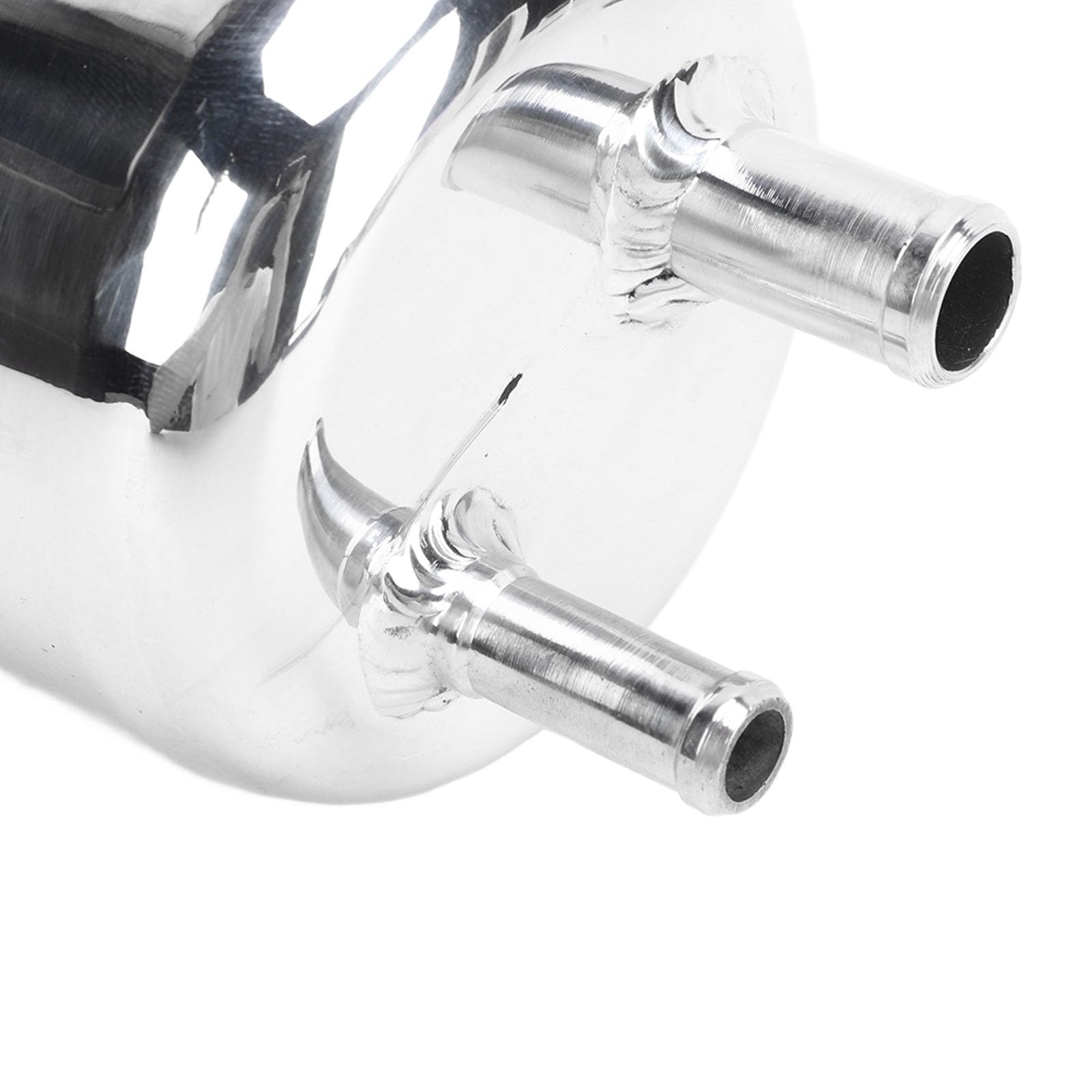 Réservoir de Liquide de Direction Assistée, Réservoir de Fluide en Alliage D'aluminium, Bouteille de Réservoir D'huile de Remplacement Avec Anneau de Fixation en Métal et Support