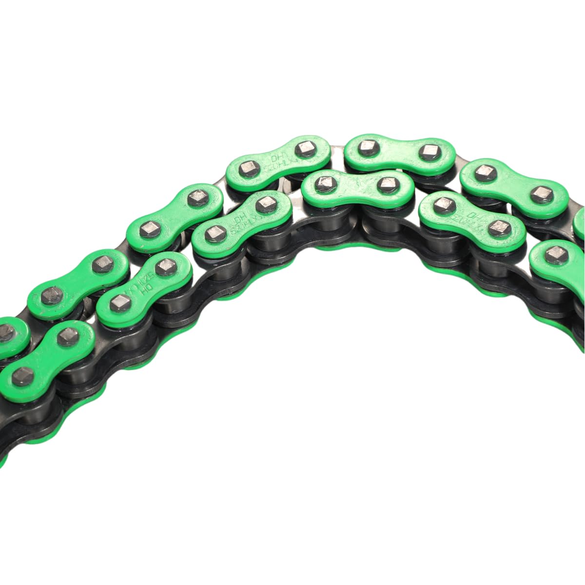 DONGHUA (520HLX2) high Strength Sealed 520 X-Ring Chain 120 Links with Connecting Link (Green)