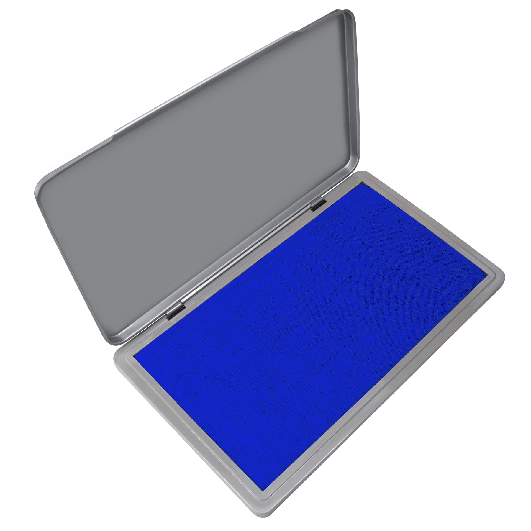 Almohadilla de metal para sellos de tamaño grande, color azul, elige entre 15 colores de tinta