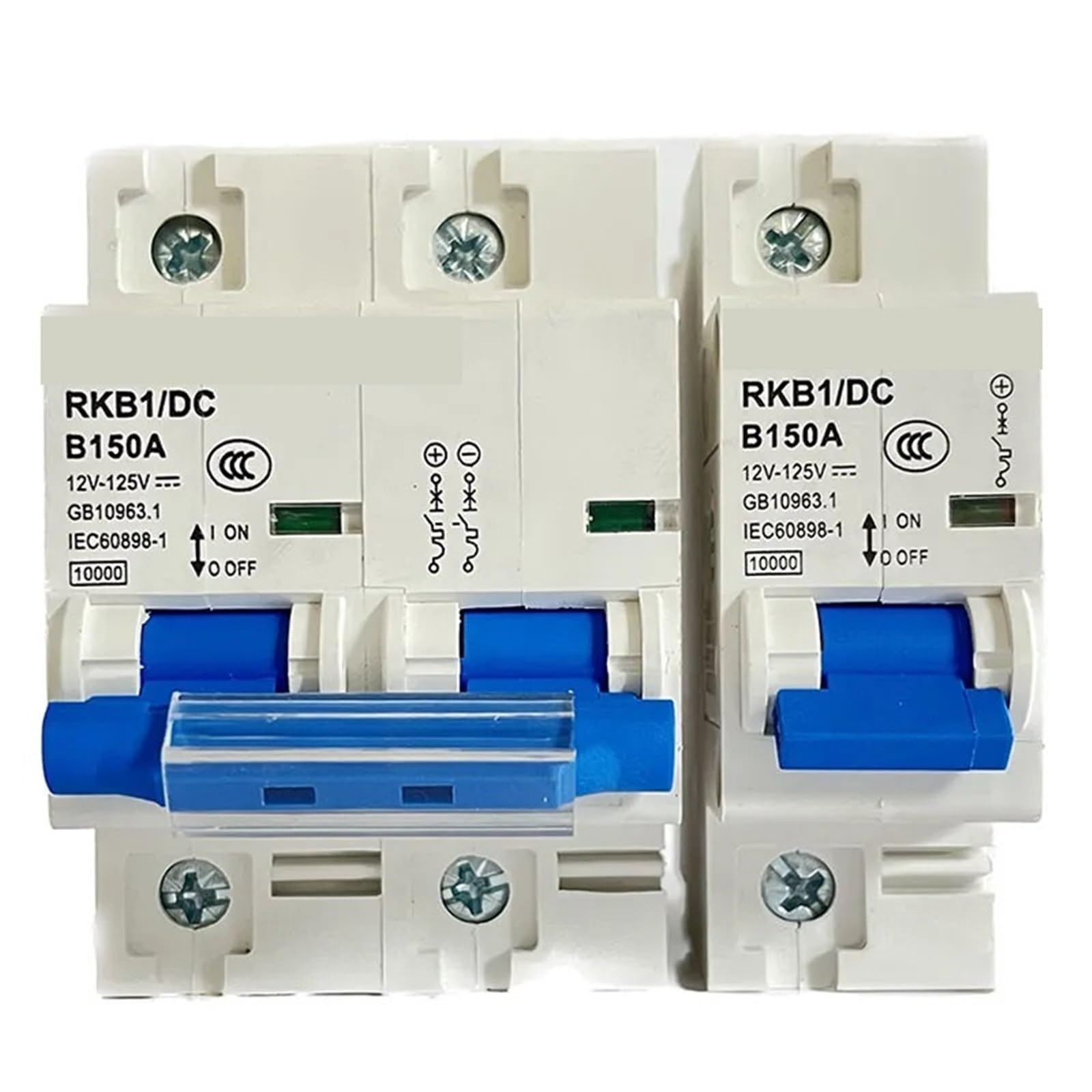 Disyuntor de CC 1P 80A para batería de inversor solar de 12V a 120V aislado 7