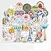 BUCUO Personalidad Ciudades Europeas y Americanas Trolley Maleta Pegatinas Equipaje Maleta Impermeable Arquitectura Retro Computadora Equipaje Pegatinas de Escritorio 66Pcs