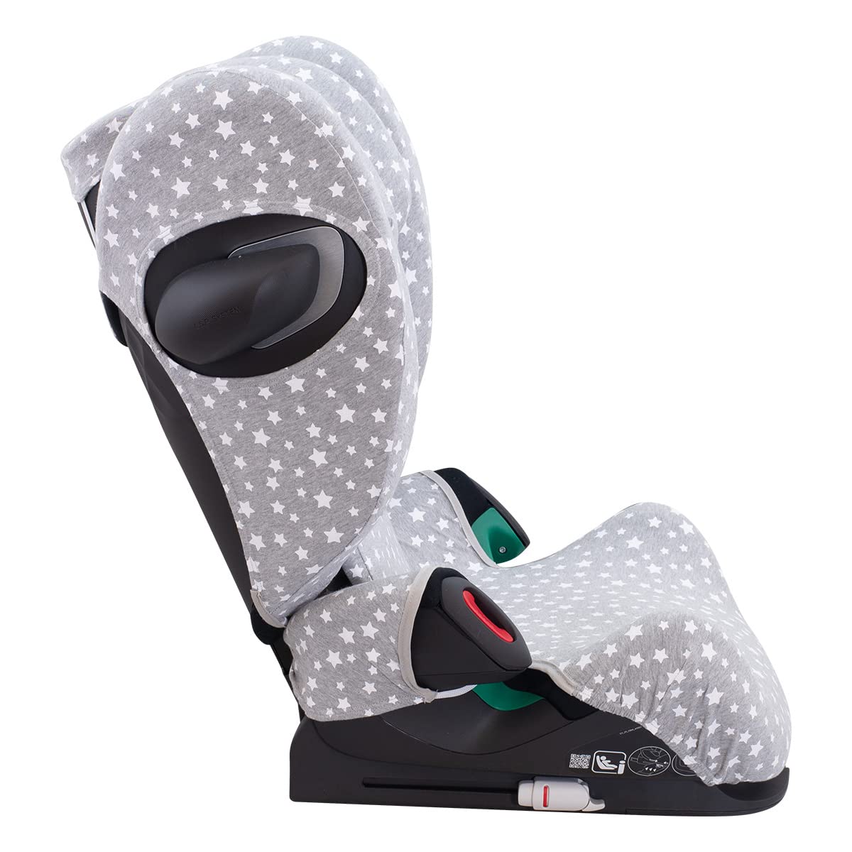 JYOKO KIDS Bezug Kompatibel mit Cybex Solution G I-size (White Star)