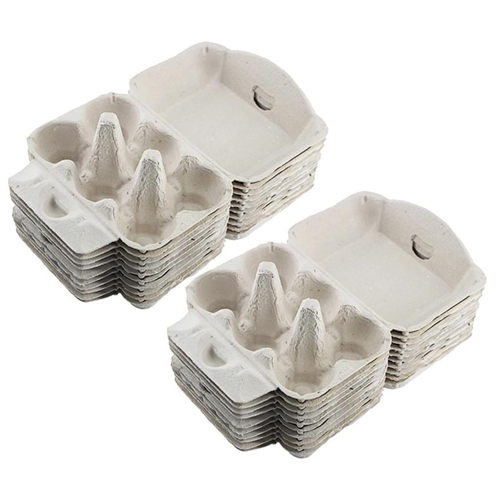 Compartimiento de Huevos para refrigerador Cartones de Huevos Almacenamiento de Papel Pollo para Bandeja Huevos Contenedor a Granel Caja Reutilizable