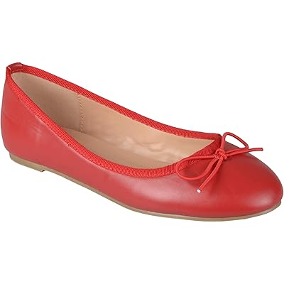 Journee Collection Vika Flat red