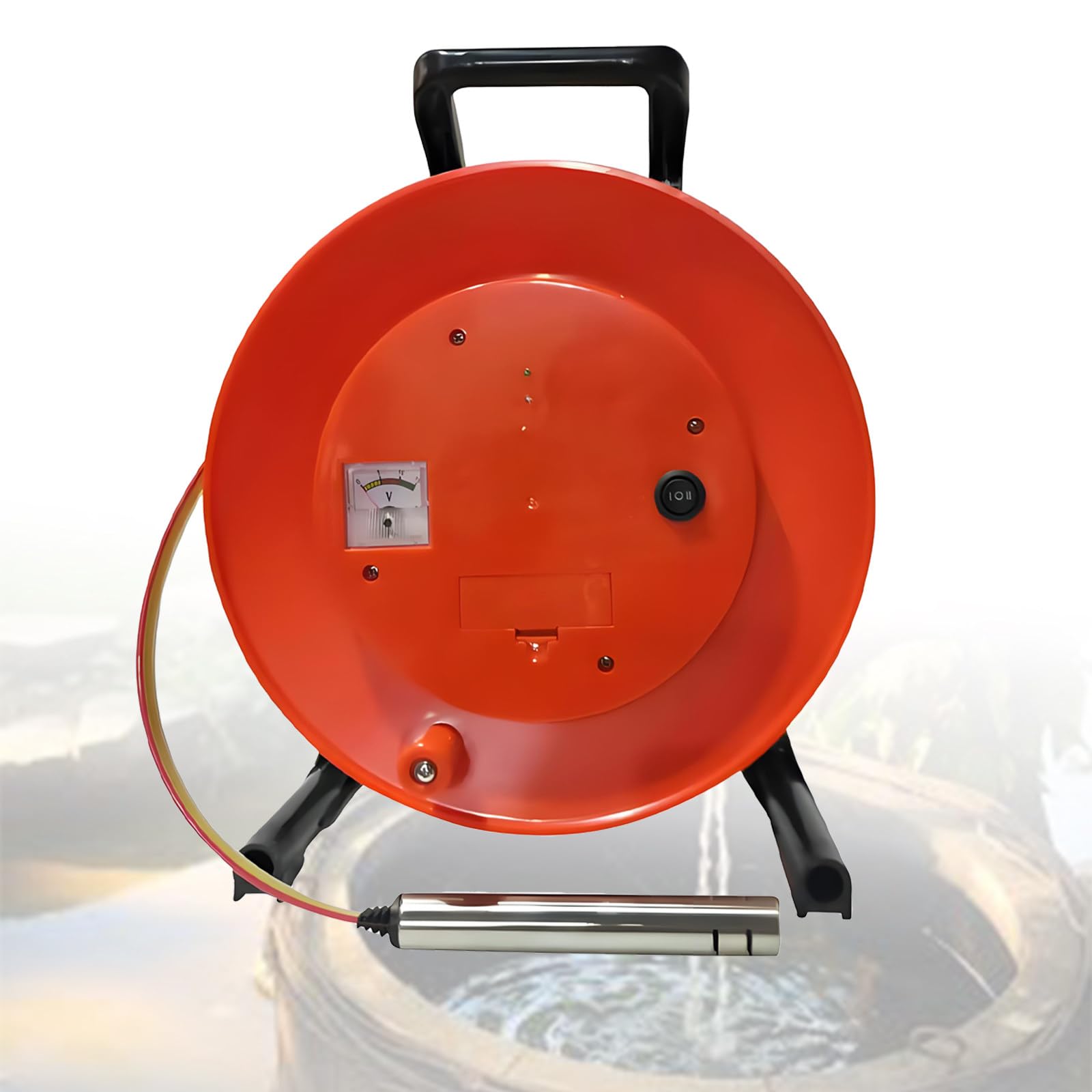 Yniyujkl Probe15mm Stainless Steel Water Level Meter Probe For Accurate Groundwater Depth Measurement, Easy To Use For Wells And Boreholes,-200M