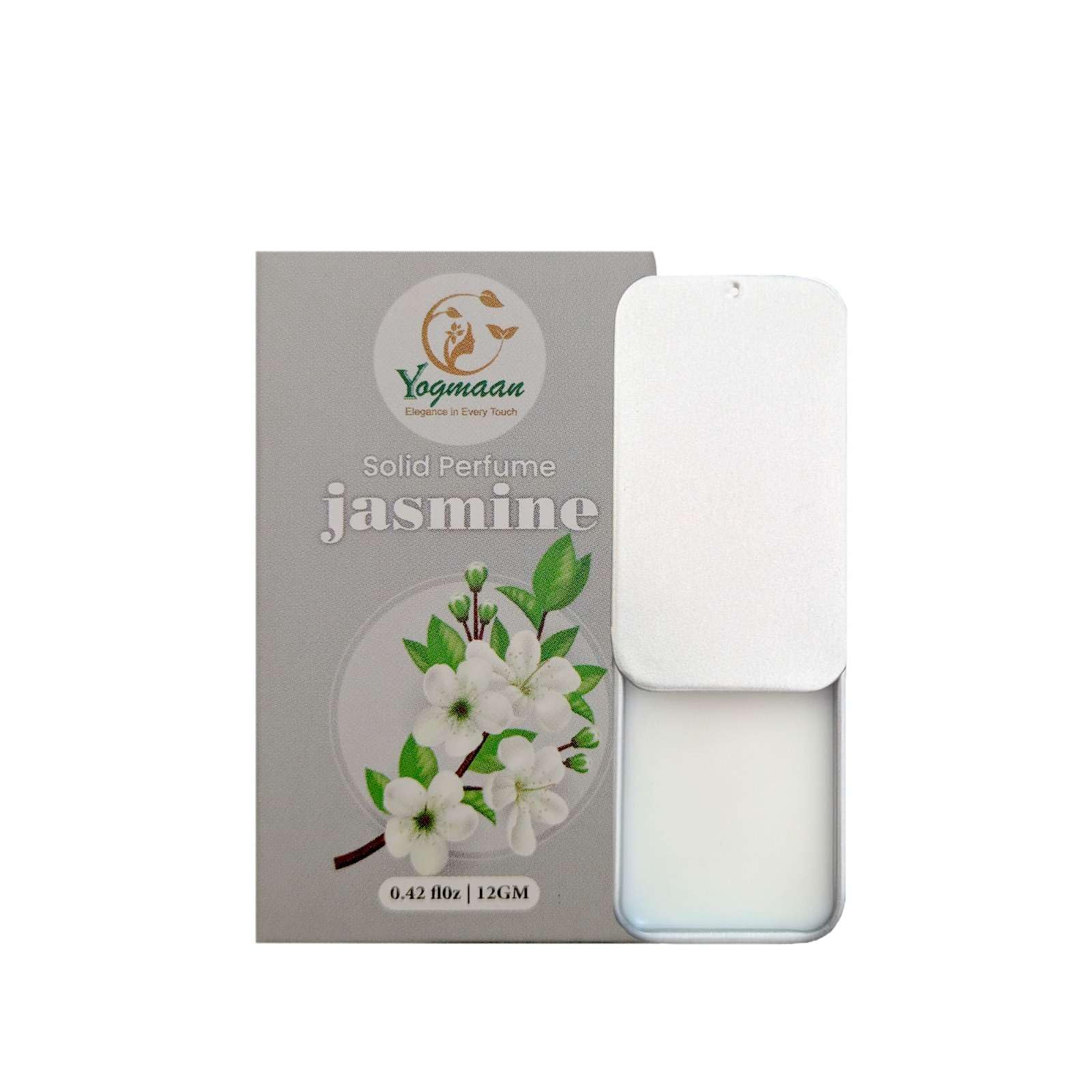 Jasmine Solid Perfume for Men & Women | Long-Lasting Alcohol-Free Floral Fragrance Balm | Pocket-Size Solid Perfume | Travel-Friendly Non-Liquid Perfume for Daily Use, Office & Travel (12g)-picture-44