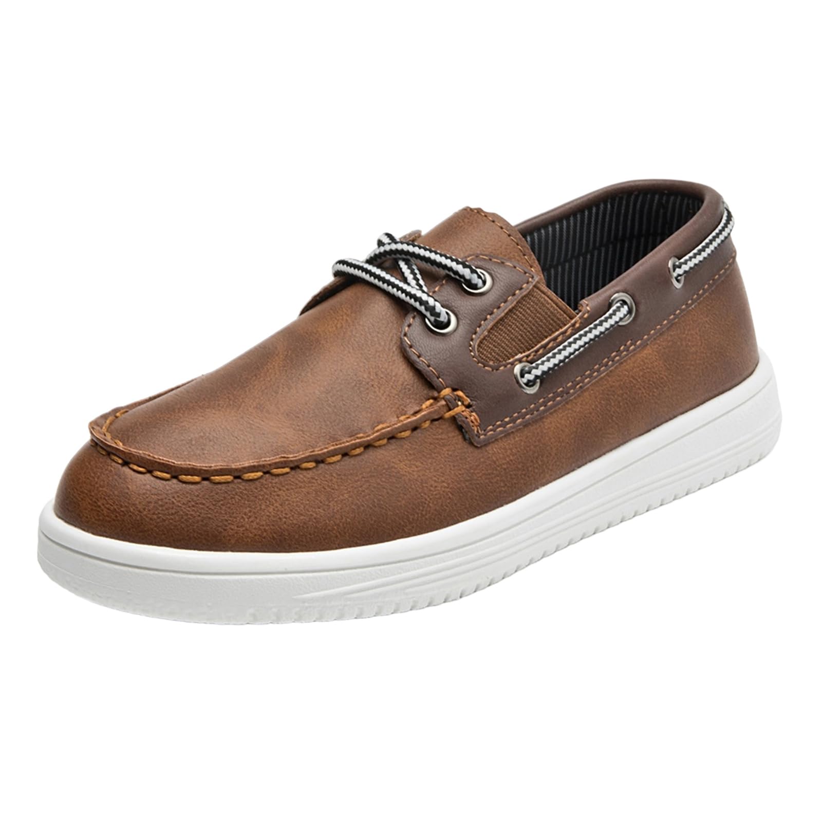 PPXID Jungen Schnürhalbschuhe wasserdichte Loafers Schule Oxfords Uniform Hochzeit Anzugschuhe