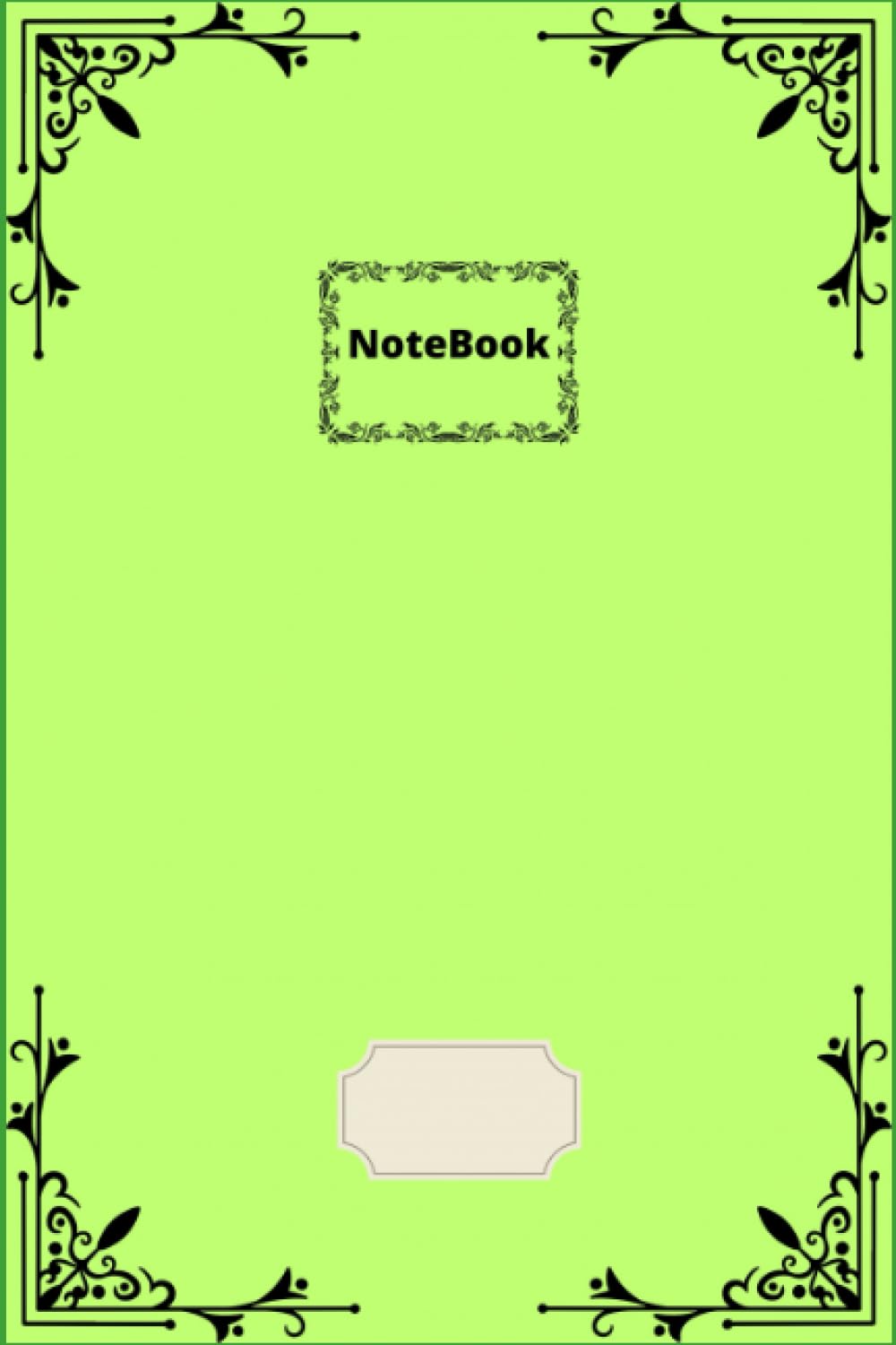 NoteBook 200 Pages Green