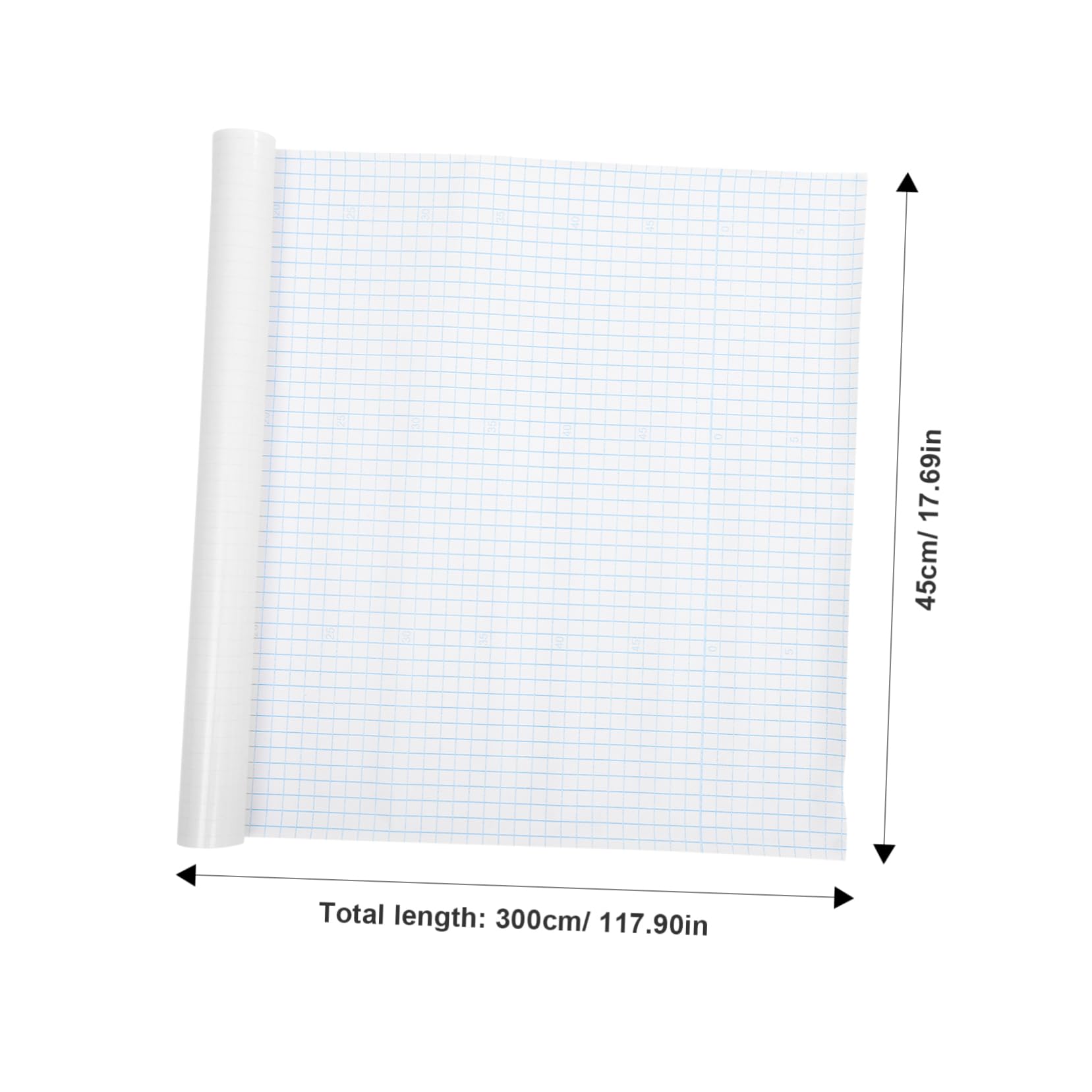 CALLARON 3rouleaux Auto-adhésifs Transparents De Adhésives Pour Manuels Scolaires Couverture Souple