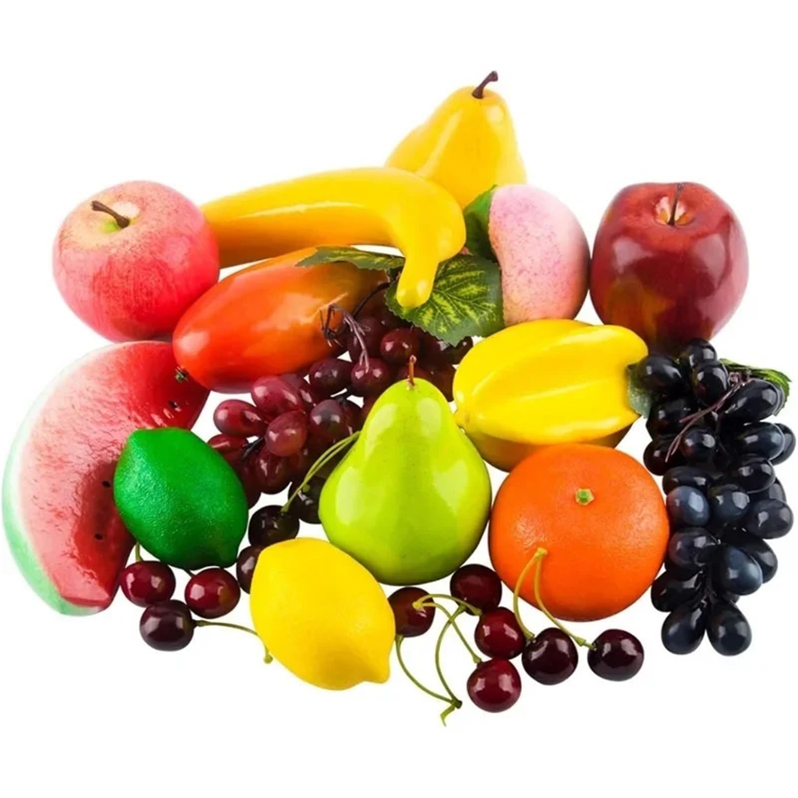 MZSKLW Fake Fruit Artificial Fruits 20 Pcs Pack, Fake For Home Decor, Simulation Set, Party Chirstmas Decortion