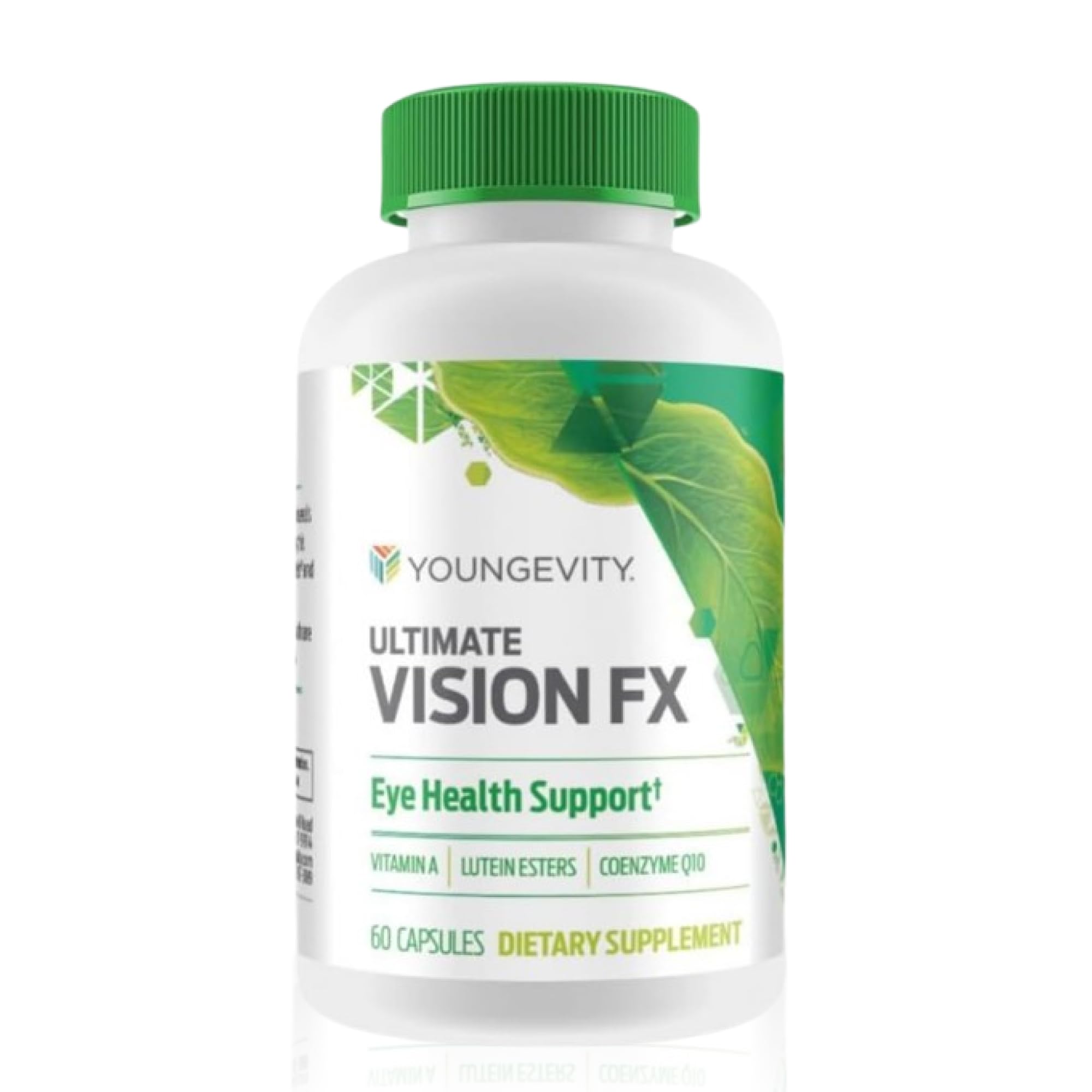 Youngevity Ultimate Vision FX™ - Eye Vitamin & Mineral Supplement Blend - Lutein, CoQ10, Vitamins A, C, E, Zinc, Chromium, Selenium for Eye Health (60 Capsules)