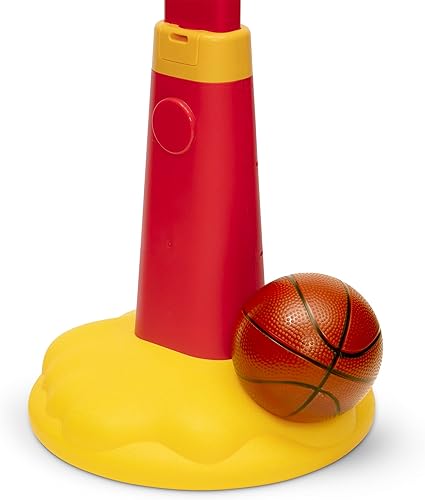 Miniatura 6 de Disney Mickey Mouse - Juego de baloncesto de plástico - Incluye aro de baloncesto, 1 balón de baloncesto y bomba de pelota, rojonegro