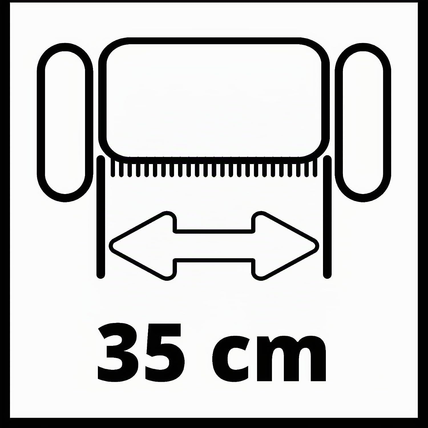 Einhell GE-SC 35 Li Arieggiatore a batteria 36V, 350 mm, Power X-Change