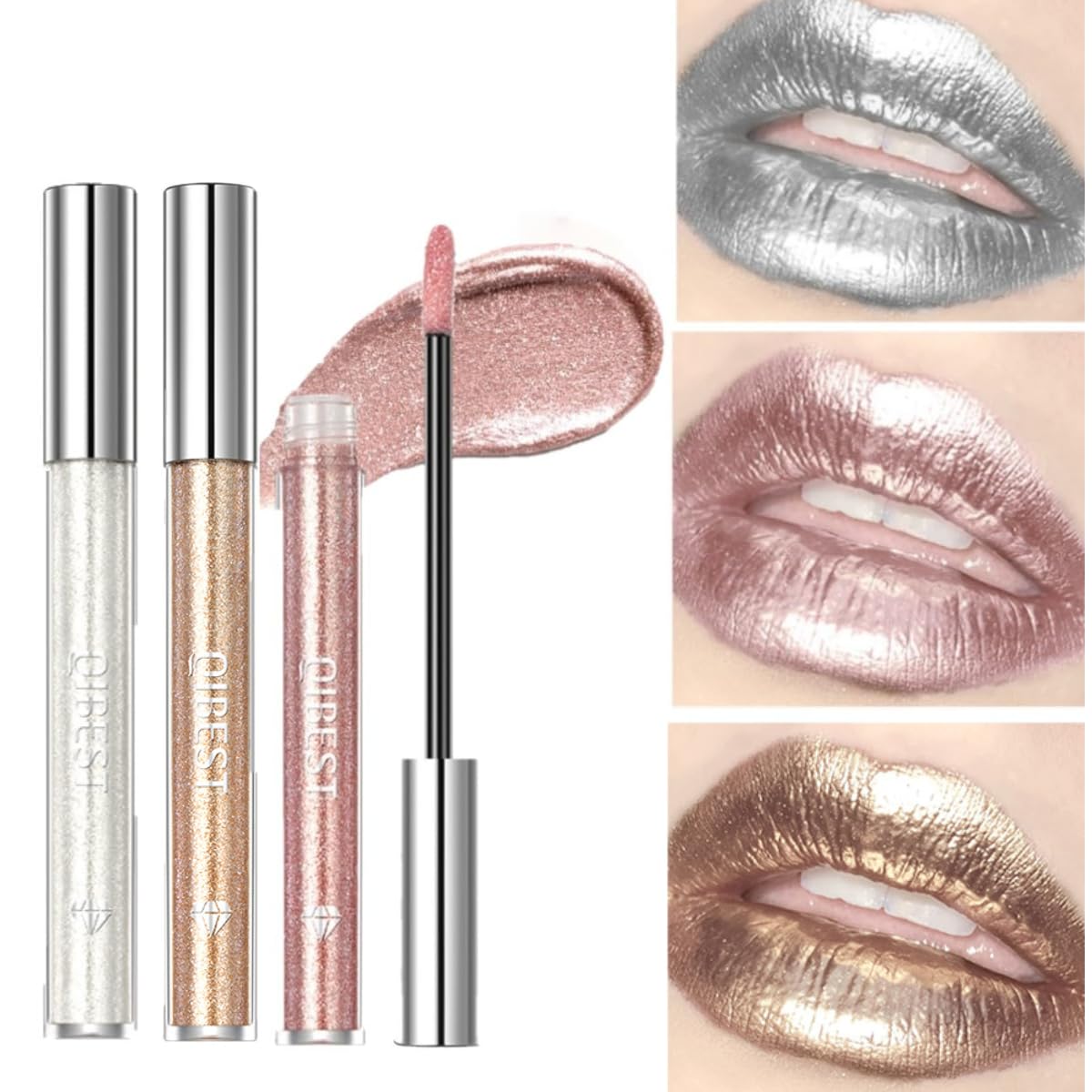 KARLOR Metallic Lipstick Set - Image 4