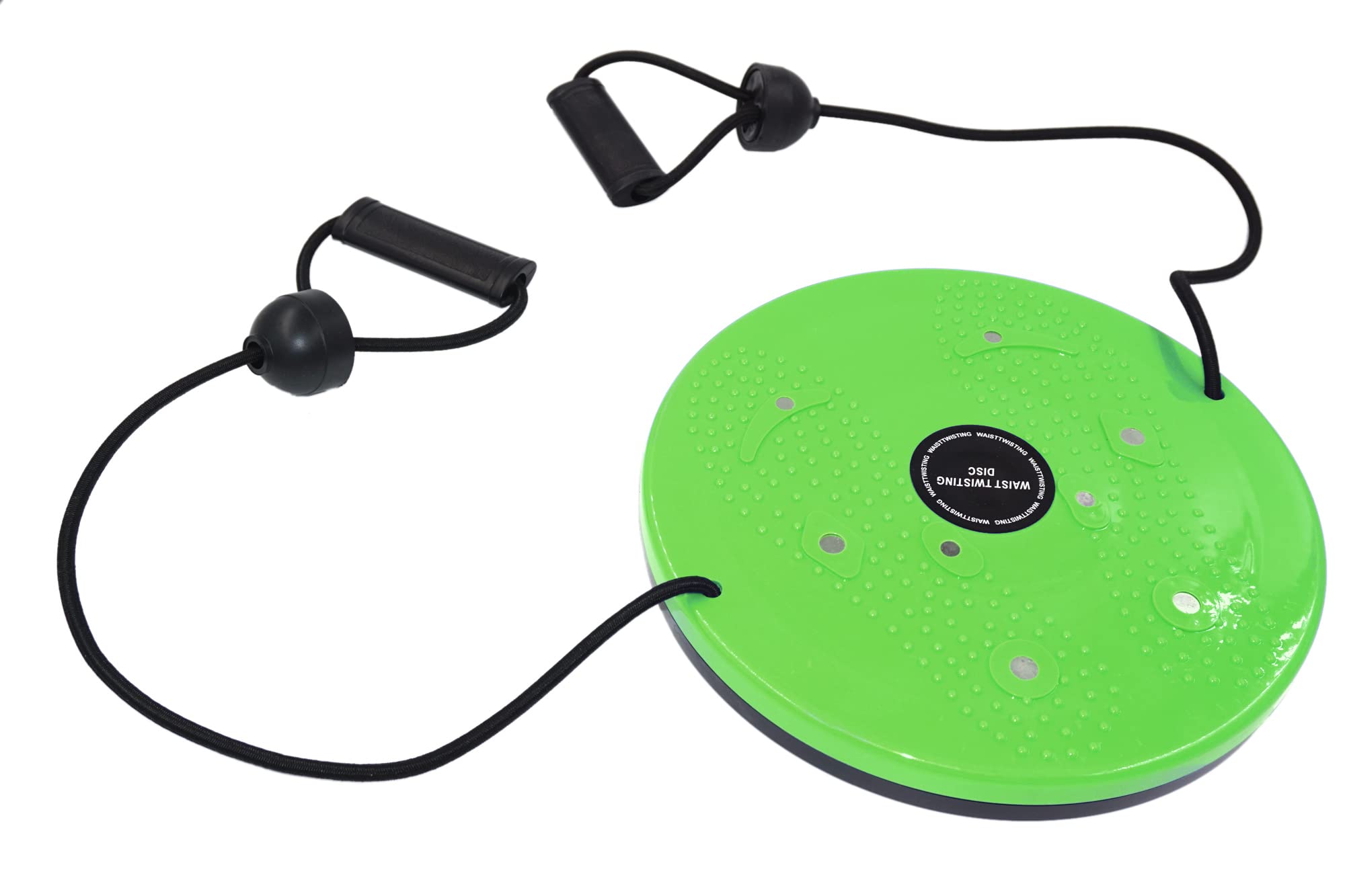 chi-enterprise Twister with Elastic Bands and Magnetic Points, Rotating Plate, Swivel Disc, Balance Plate, Disc Plate, Aerobic Fitness Disc, Twister Plate 25 cm